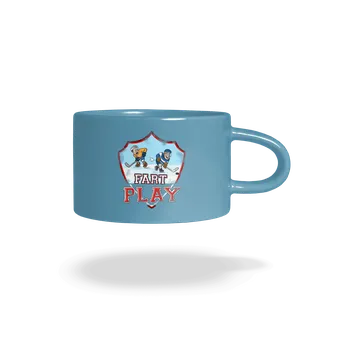 Bastard Fart Play hrnek makronka Blue Macaron