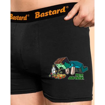 Trenýrky Bastard Kostky jsou vrženy boxerky Black