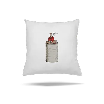 Polštář Bastard Konzerva polštář White