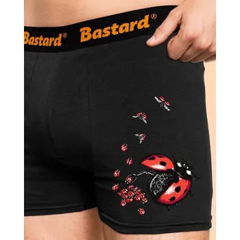 Trenýrky Bastard Ladybird Factory boxerky Black