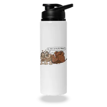 Láhev Bastard Ve dvou se to lépe táhne lahev na vodu White