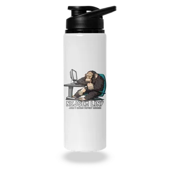 Láhev Bastard Nejsem líný lahev na vodu White