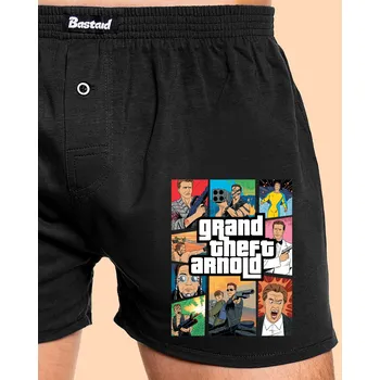 Trenýrky Bastard Grand Theft Arnold pánské trenky Black