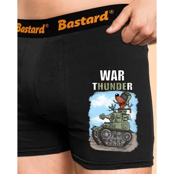 Trenýrky Bastard War Hunde boxerky Black