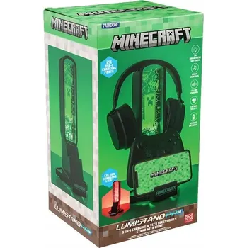 Držák na ovladač STOJAN S RGB PODSVÍCENÍM + DÁLKOVÉ OVLÁDÁNÍ MINECRAFT