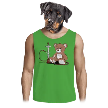 Pánské oblečení Bastard Šíša pánské tílko Lime