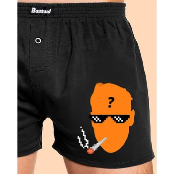 Trenýrky Bastard Thug life pánské trenky Black