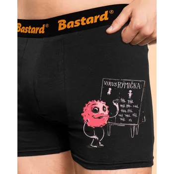 Trenýrky Bastard Rýmička boxerky Black