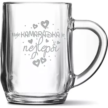 Sklenice Sablio Půllitr Moje kamarádka je nejlepší: 0,5