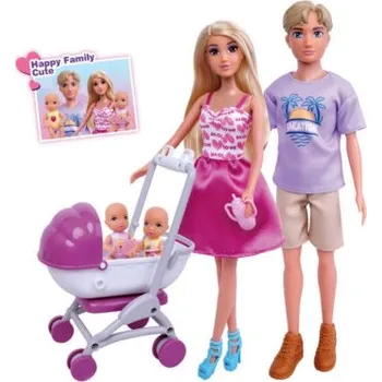 Wiky panenka s rodinou, 30 cm