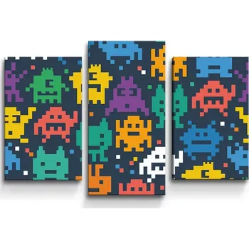 Obraz Sablio Obraz - 3-dílný Videohra 3 - 75x50 cm