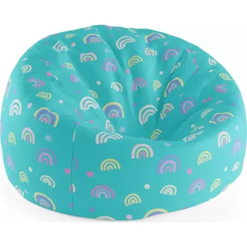 Sedací pytel Sablio Sedací vak Cocoon Barevné duhy - 75 x 45 x 35 cm