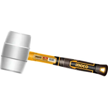 Kladivo Ingco HRUH8908 Kladivo 220g gumové bílé sklolaminát