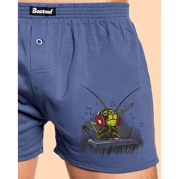 Trenýrky Bastard DJ cvrček pánské trenky Blue