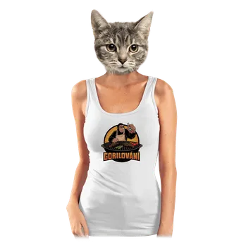 Bastard Gorilování dámské tílko klasické White