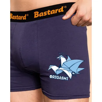 Trenýrky Bastard Origasmi boxerky Blue Navy