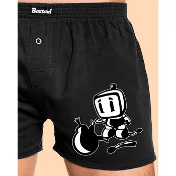 Trenýrky Bastard Bomberman pánské trenky Black