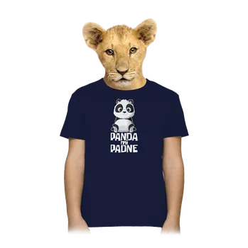 Chlapecké tričko Bastard Panda mi padne dětské tričko Navy