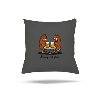 Polštář Bastard Buřty na pivě polštář Gray Pol