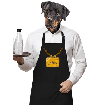 Kuchyňská zástěra Bastard Máslo zástěra Black