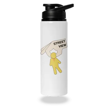 Láhev Bastard Street view lahev na vodu White