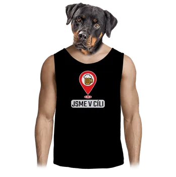 Pánské tílko Bastard Jsme v cíli pánské tílko Black