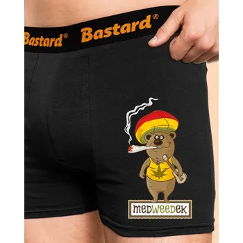 Trenýrky Bastard Medweedek boxerky Black