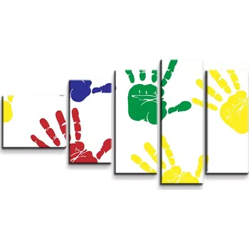Obraz Sablio Obraz - 5-dílný Barevné otisky - 100x60 cm