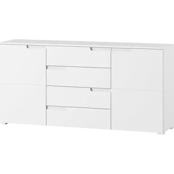 Komoda Komoda Selene - Szynaka Meble Bílá / Bílý Lesk 165x80 cm