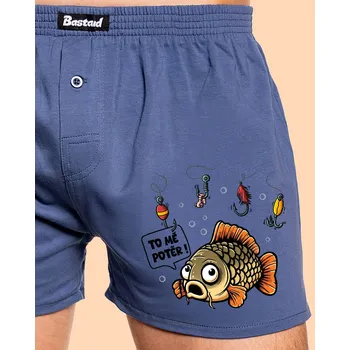 Trenýrky Bastard To mě potěr pánské trenky Blue