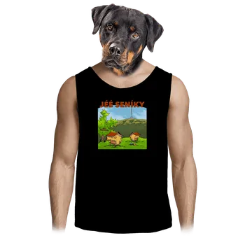 Pánské tílko Bastard Jeseníky pánské tílko Black