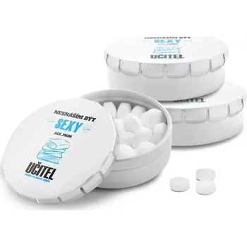 Bonbon Sablio Mentolky Nesnáším být sexy, ale jsem učitel - 3 ks