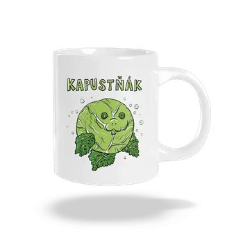 Bastard Kapustňák velký hrnek White