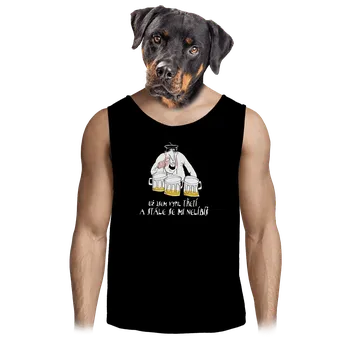 Pánské tílko Bastard Vypil jsem třetí pánské tílko Black