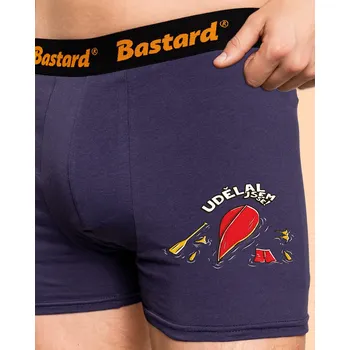 Trenýrky Bastard Udělal jsem se boxerky Blue Navy