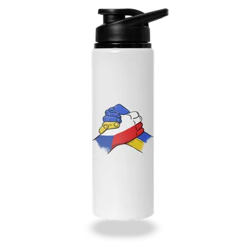 Láhev Bastard Ukrajina - Podpora lahev na vodu White