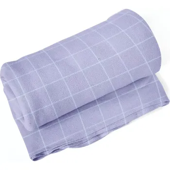 deka Sablio Deka Čtvercový vzor fialové - 190x140 cm