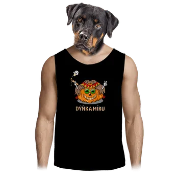 Pánské tílko Bastard Dýňka míru pánské tílko Black