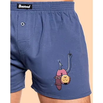 Pánské spodní prádlo Bastard Dáda na rybách pánské trenky Blue