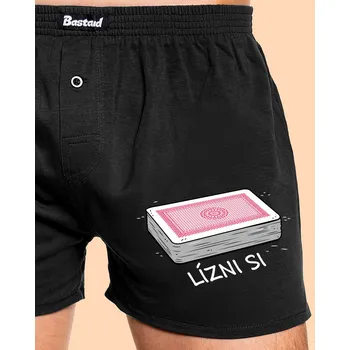 Trenýrky Bastard Lízni si pánské trenky Black