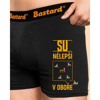 Trenýrky Bastard Su nélepší v oboře boxerky Black