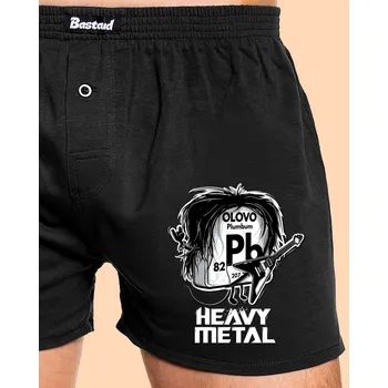 Trenýrky Bastard Heavy Metal pánské trenky Black