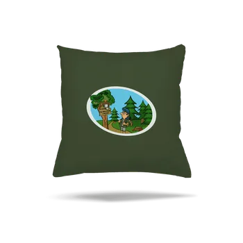 Polštář Bastard Setkání s medvědem polštář Olive Green