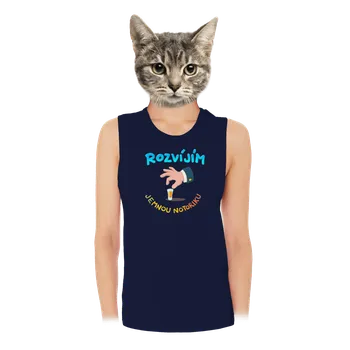 Bastard Jemná notorika dámské tílko volné Navy