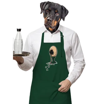 Kuchyňská zástěra Bastard Vaječný uprchlík zástěra Bottle Green