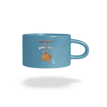 Bastard Bambi vak hrnek makronka Blue Macaron