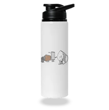 Láhev Bastard Nový člen lahev na vodu White