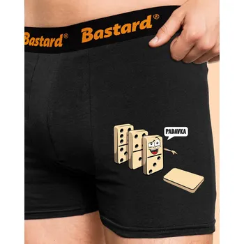 Trenýrky Bastard Padavka boxerky Black