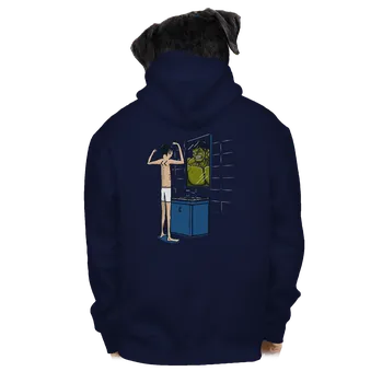 Pánská mikina Bastard Hulk pánská mikina na zip Navy