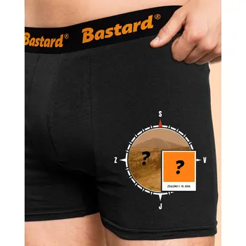 Trenýrky Bastard Zdoláno boxerky Black